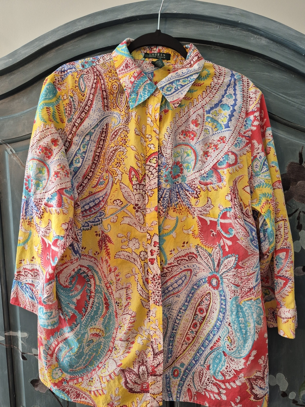 Ralph Lauren Multicolor Paisley Shirt - Yellow Base